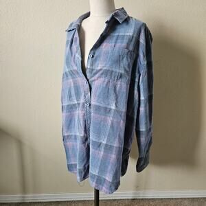 North River Outfitters Button up Flannel XL